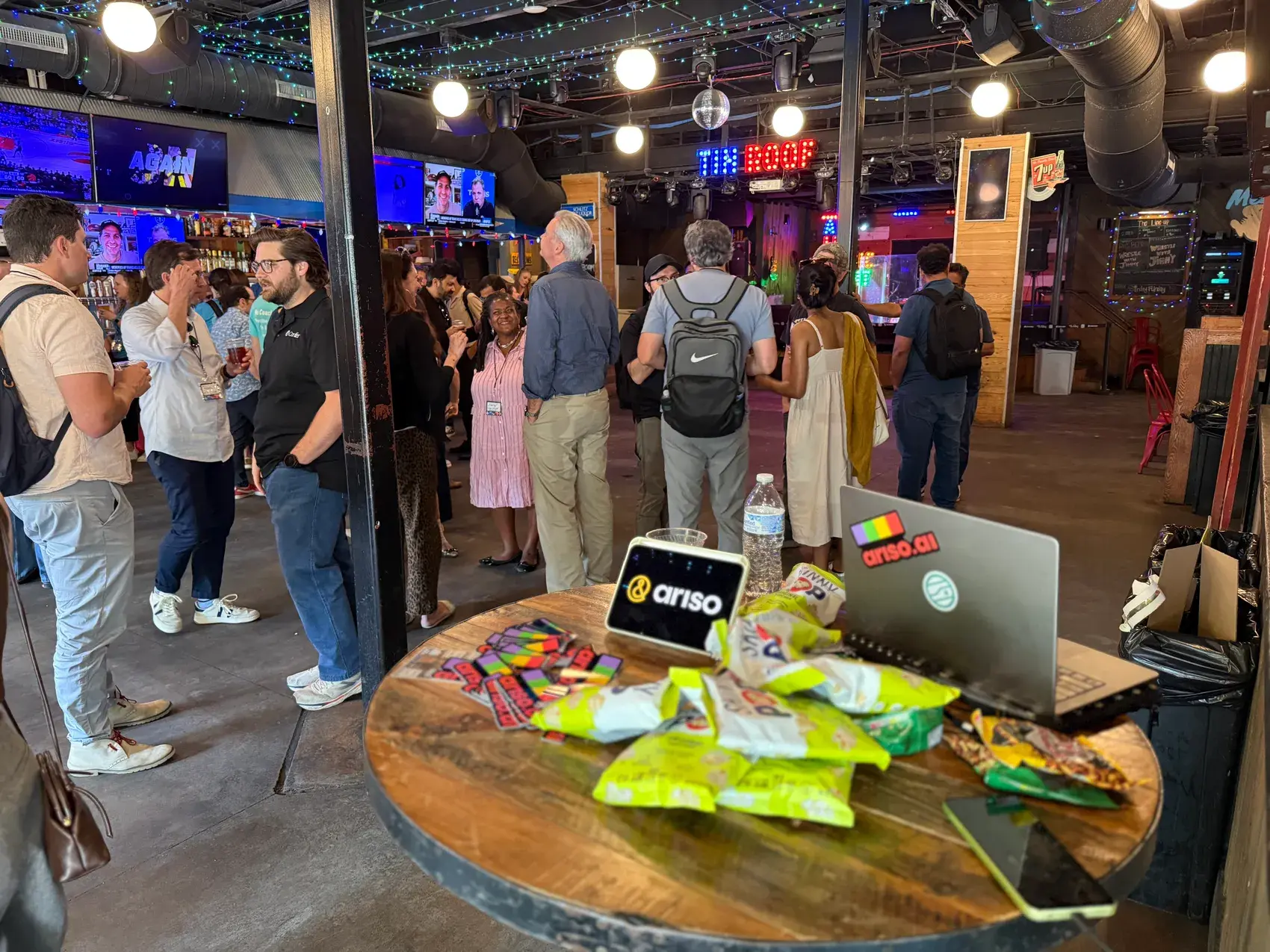An ariso night out at a meetup